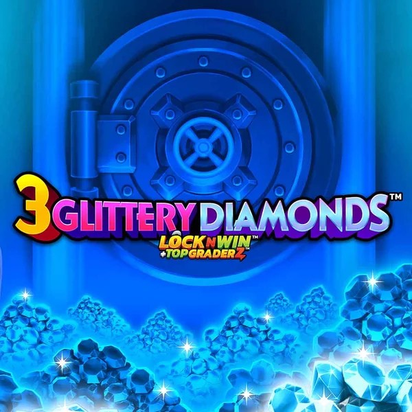 3 Glittery Diamonds by PearFiction Studios, showcased at ggxbets.nl – game logo