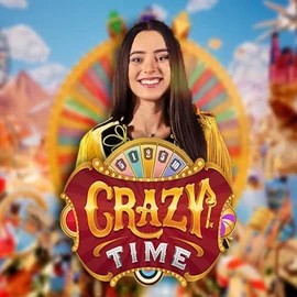 Crazy Time logo by Evolution Gxbet Casino