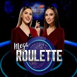 Mega Roulette online game logo by Pragmatic Play on ggxbets.nl