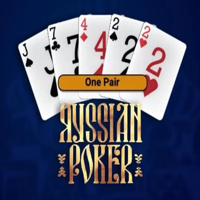 Russian Poker by OneTouch Games, showcased at ggxbets.nl – game logo